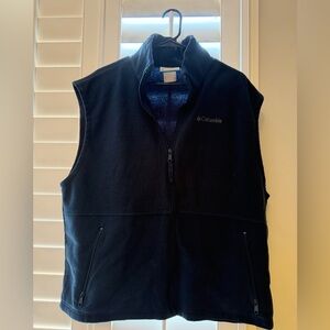 Columbia Black Fleece Vest